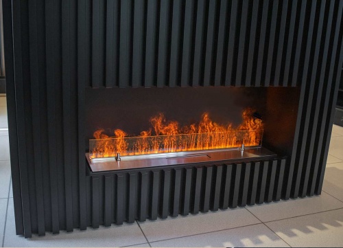 Электроочаг Schönes Feuer 3D FireLine 800 со стальной крышкой в Шахтах