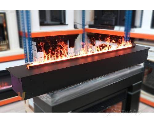 3D электроочаг Real Flame Line-S 150 3D Matte Black в Шахтах